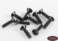 Steel Flat Head Socket Cap Screw M3 x 12mm (10)
