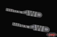 1/10 Hilux 4WD Emblem Set for Mojave and Hilux Body