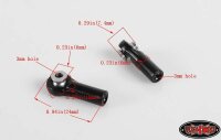 M3 Medium Straight Plastic Rod Ends w/ Axial Width Balls (20