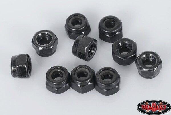 SLVR Nylock Nuts M4 (Black)