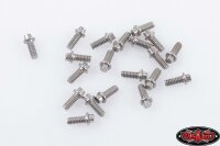 Miniature Scale Hex Bolts (M1.6 x 4mm) (Silber)