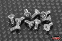 Flat Head Cap Schrauben M2.5 x 6mm (10 Stk.)