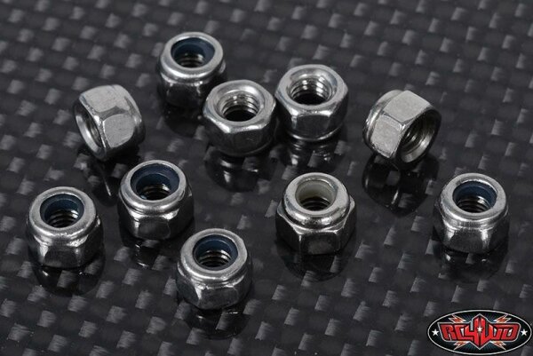 Nylock Muttern M4 (Silber)