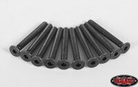 Steel Flat Head Socket Cap Screw M3 x 25mm (10)