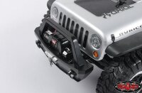 SLVR Tough Armor Stubby Front Winch Bumper for Axial SCX10