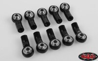 SLVR M3 Bent Aluminum Axial Style Rod End (Black) (10)