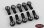SLVR M3 Bent Aluminum Axial Style Rod End (Black) (10)