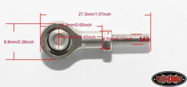 Steely M3 Rod End (Heim Joint) (10)