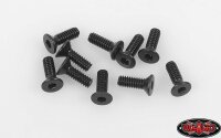 Stahl Flat Head Cap Schrauben M2 X 6mm (10 Stk.)