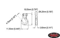 Warn 1/10 Premium Windehaken (für RC4ZS1079)