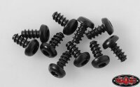 Button Head Self Tapping Screws M3 X 6mm (Black)