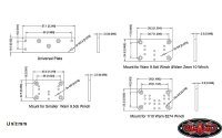 Universal Winch Mounting Plates