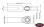 M3/M4 Long Straight Aluminum Rod Ends (Black) (10)