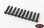 Steel Flat Head Socket Cap Screws M3 x 16mm (10)