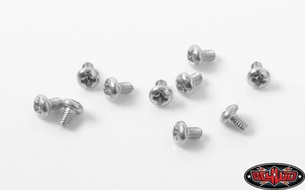 Phillips Head Machine Screws M2 x 3mm (10)