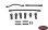 TEQ Ultimate Scale Cast Axle Steering and Panhard Link Set