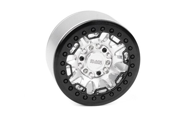 Black Rhino Ouray 1.9 Beadlock Felgen schwarz/chrom (4)