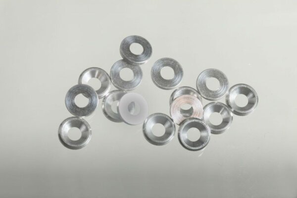 Alu-Rosette 4mm (10)