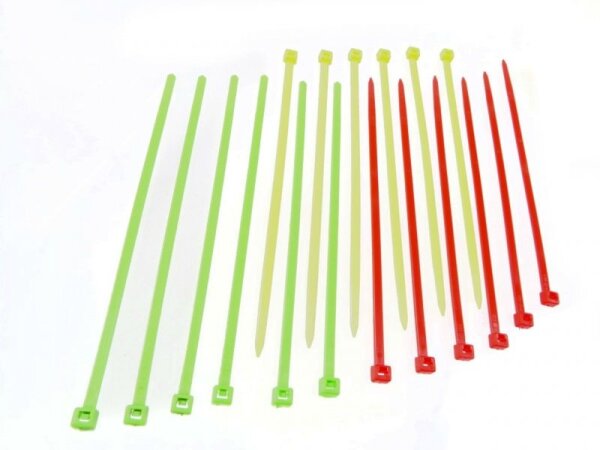 Kabelbinder-Set,farbig,150mm (18)