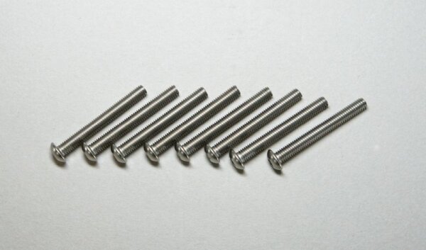 SCHRAUBE M3X25 FLACHKOPF TITAN (8)