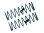 Dämpfer Federn VA 1.6mm / 9.5T MBX-6/6T