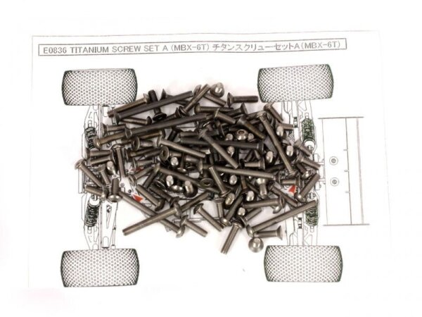 Schraubenset Titan oben MBX-6T Truggy