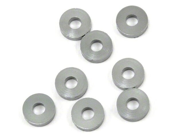 Distanzscheiben Set 3mm, Stärke 2.0mm (8Stk.) elox