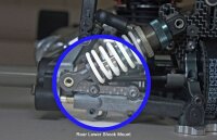 Anlenkungshebel für Stoßdämpfer 7075 Alu (3mm)