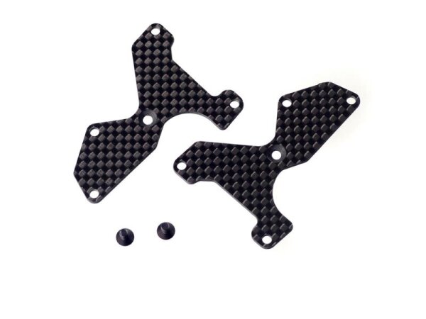 QUERLENKERVERSTEIFUNG  VORDERACHSE - CARBON 2mm (2 Stk)