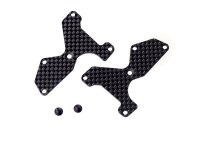 QUERLENKERVERSTEIFUNG  VORDERACHSE - CARBON 2mm (2 Stk)