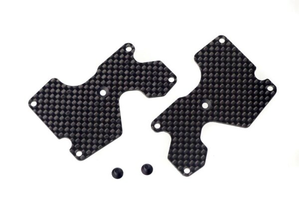 QUERLENKERVERSTEIFUNG  HINTERACHSE - CARBON 2mm (2 Stk)