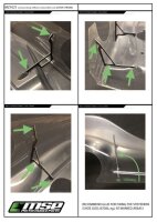 Body Stiffener (center, front, rear) 2.0mm Carbon/Fiber Mix