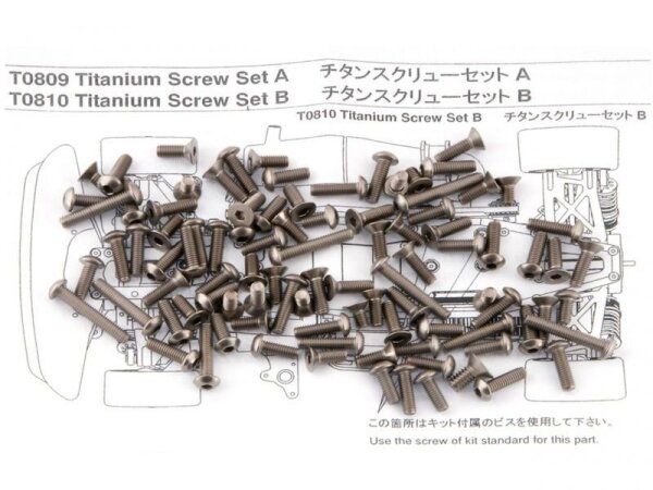 Schraubenset Titan oben MTX-4