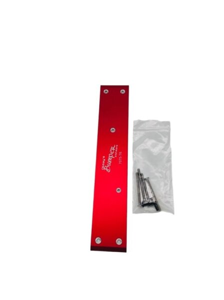 Skidplate Alu 7075 rot eloxiert 5mm (Bashbar)