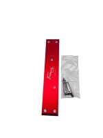 Skidplate Alu 7075 rot eloxiert 5mm (Bashbar)
