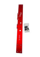 SLVR Skidplate Alu 7075 rot eloxiert 4mm (Bashbar)