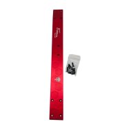 Skidplate Alu 7075 rot eloxiert 4mm (Bashbar)