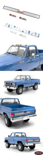 Rear and Side Metal GMC Emblems