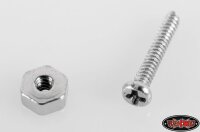 1mm x 6mm Machine Screw and Nut