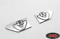Side Metal v8 Logo for Tamiya 1/14 Scania