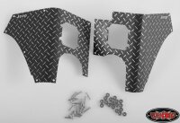Rear Diamond Plates Corner Set for Tamiya CC01 Wrangler (Bla