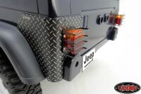 Rear Diamond Plates Corner Set for Tamiya CC01 Wrangler (Bla