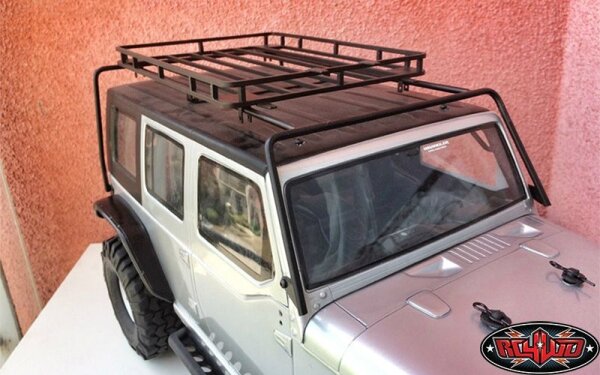 SLVR Metal Roof Rack for Axial SCX10 JK 90027
