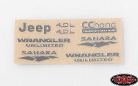 Metal Emblems for Axial SCX10 Jeep Wrangler