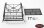 Roof Rack with Tire Mount for Land Rover D90