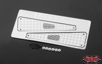 Metal Front Side Hood Diamond Plates for 1/18 Gelande D90