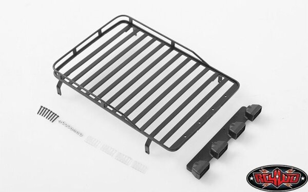 Roof Rack with Light Pods for 1/18 Gelande D90 (Black)