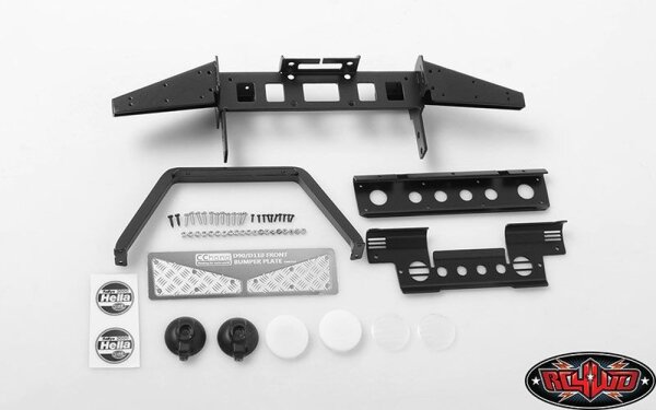 Metal Front Bumper w/Stinger and Lights for Gelande II D90/1