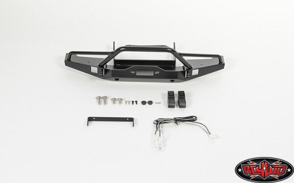 Solid Front Bumper for Axial SCX10 II XJ (Black)