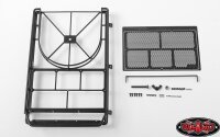 Krabs Roof Rack w/Spare Tire Mount for Axial SCX10 II XJ (Bl